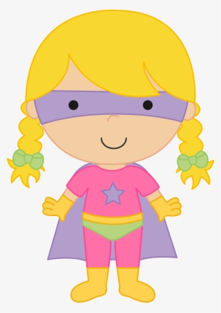 Superhero Clipart, Girl Clipart, Children Pictures, - Brave Girl Clip Art