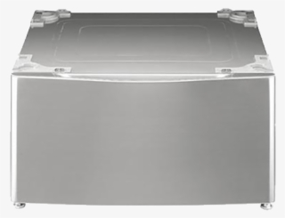 Image For Lg Stainless Steel Pedestal - Lg Graphite Steel Pedestal With Drawer