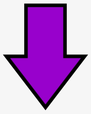 Click On The Text Tool From The Standard Toolbar And - Purple Down Arrow Png