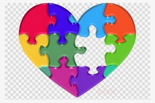 Autism Heart Png Clipart World Autism Awareness Day - Autism Heart Puzzle Mug