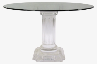Rome Acrylic Dining Table - End Table