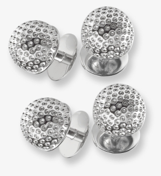 Nicole Barr Designs Sterling Silver Golf Ball Shirt - Shirt Stud