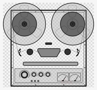 Tape Recorder Vector Clipart Microphone Tape Recorder - Grabadora De Cinta Magnetica