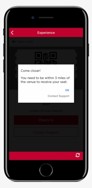 You Will Need To Be Within 3 Miles Of Kfc Yum Center - Iphone