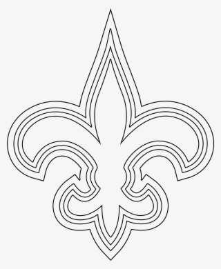 New Orleans Saints Logo Stencil - Nfl