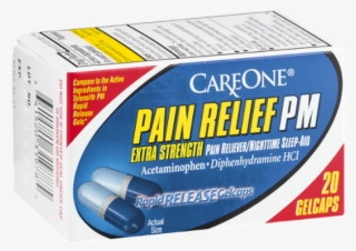 Careone Pain Relief Pm Extra Strength Pain Reliever/nighttime