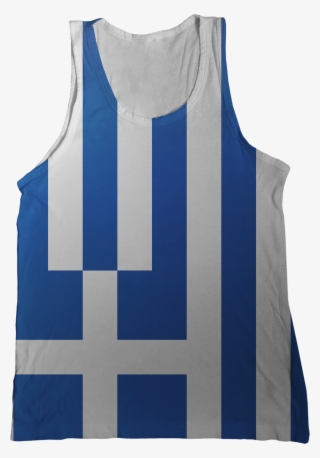 Greece Flag Tank Top - Active Tank