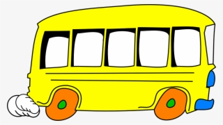 Autobus Animado Png - Outline Of A Bus