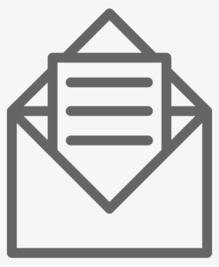 Email Icon - Black And White Cabin Clipart