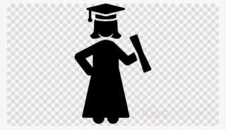 Graduated Woman Icon Clipart Graduation Ceremony Computer - Graduate Woman Icon Png