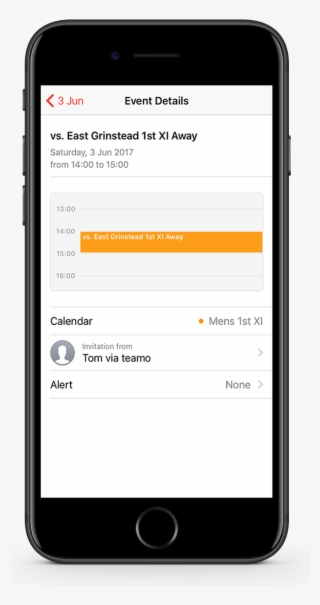 Sync Your Fixtures To Your Phone Calendar - Add Item To List Mobile