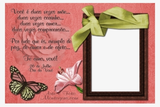 Dia Da Vovo - Moldura Dia Dos Avós