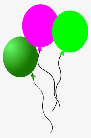 Hello Kitty With Balloons Png 2, Buy Clip Art - Balões Rosa E Verde