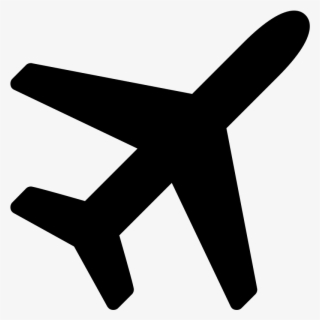 Plane Font Awesome - Airplane Vector Png