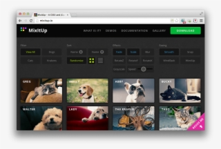 Mixitup A Css3 And Jquery Filter & Sort Plugin - Mixitup Filter