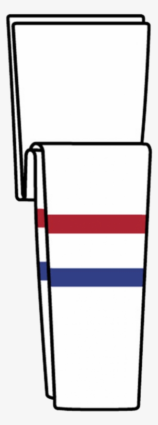 Knit Retro Nhl Pattern Socks - Ice Hockey