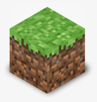 Block Of Grass From The Game Minecraft - Minecraft Grass Block Vector ...