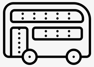 Double Decker Bus Icon - Tlc Commuter Van Decal