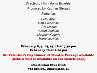 Directed By Ann Morris Bruehler Produced By Kathryn