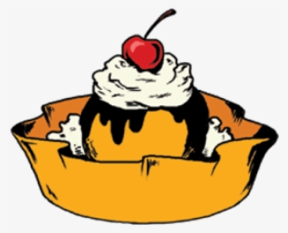 Fried Ice Cream Clipart