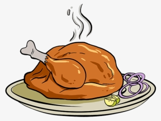 How To Draw Turkey Dinner - Drawing