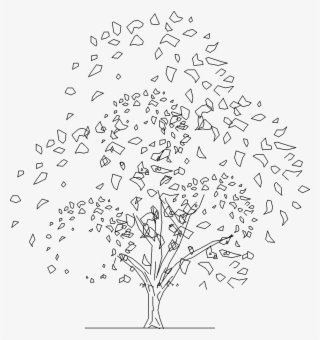 Download Transparent Cad And Bim Object - Trees Line Drawing Png - PNGkit