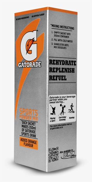 Image - Gatorade Powder Multi-pack- Orange Flavor (4 Sachets)