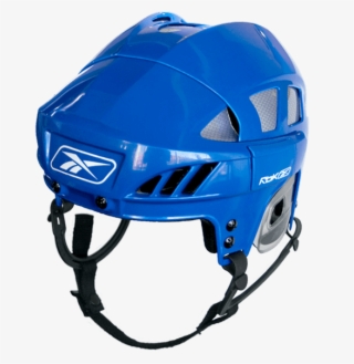 Blue Hockey Helmet Transparent