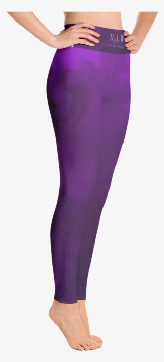 'royal Purple' Design Yoga Style Womens - Rainbow Rogue Yoga Pants