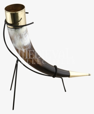 Replica Viking Drinking Horn With Stand - Vikings