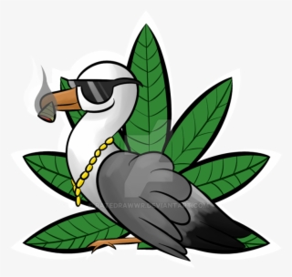 Thug Life Weed Png Png Royalty Free - Duck