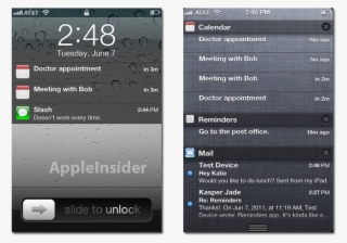 Lock Screen Notifications - Iphone Calendar Notification