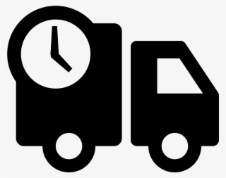 A Basic Outline Of A Delivery Type Truck That Has The - Icons Delivery