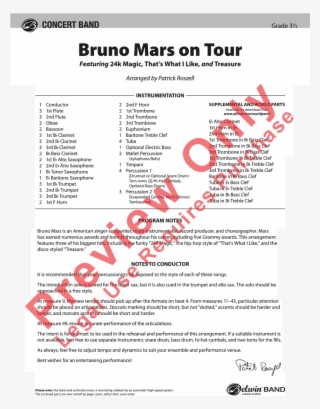Bruno Mars On Tour Thumbnail Bruno Mars On Tour Thumbnail - Dark Knight Rises Score Pdf