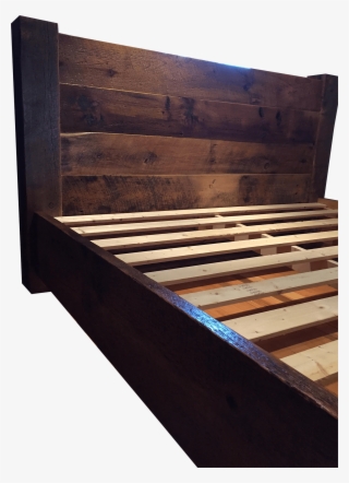 Chandos Reclaimed Barn Wood And Beam Platform Bed - Reclaimed Lumber
