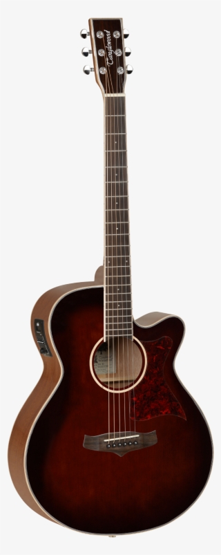 Tanglewood Tw4 Br Electro Acoustic Guitar Burgundy