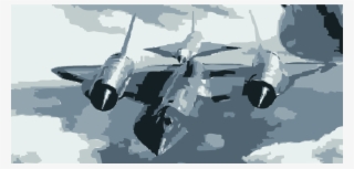 Avião Black Bird Clipart Lockheed Sr 71 Blackbird Lockheed - M 21