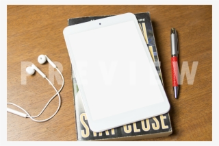 White Tablet Mockup Of An Apple Ipad On A Book Bes - Teacher