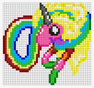 Princess Rainicorn Perler Perler Bead Pattern / Bead - Lady Rainicorn Pixel Art