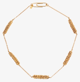 Aurelie Bidermann 5 Wheat Necklace Gold Woman Accessories - Necklace