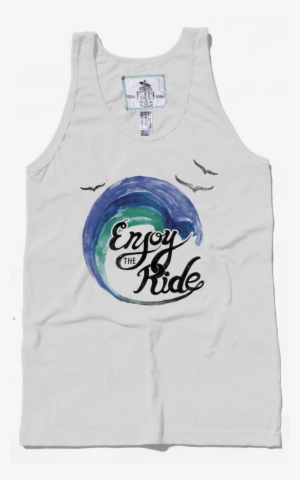 Our Enjoy The Ride Watercolor Design Is For The Layed - Active Tank