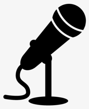 I Also Attend Television, Internet And Radio Interviews - Microphone With Stand Icon