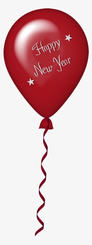 Year Red Png Pinterest - Happy New Year Balloon Png