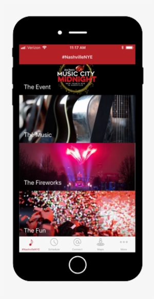 Nashville New Year's Eve App - Flyer