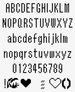 Games Return Of Ganon Example - Video Game Font