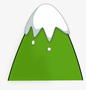 Mountain Outline Green Clip Art At Clker - Green Mountain Clipart