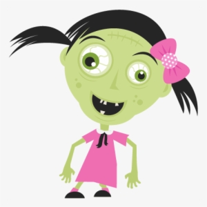 Zombie Clipart - Zombie Girl Clip Art