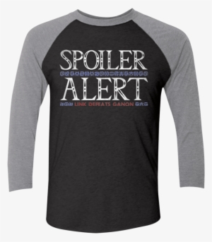 Spoiler Alert Link Defeats Ganon Men's Triblend 3/4 - Mom Squad Basketball Shirt