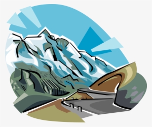 Vector Illustration Of Großglockner Or Grossglockner - Austria Clipart