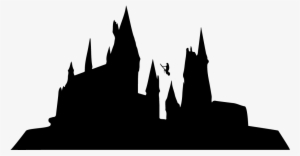 Hogwarts Silhouette Clipart - Islands Of Adventure